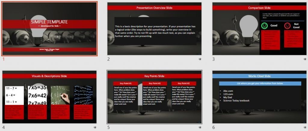 Simple Kids PowerPoint - ideas by SageFox Simple Kids PowerPoint - ideas by SageFox