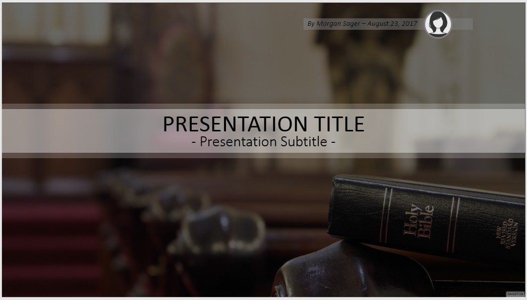 Free Bible PowerPoint 86676 SageFox PowerPoint Templates 