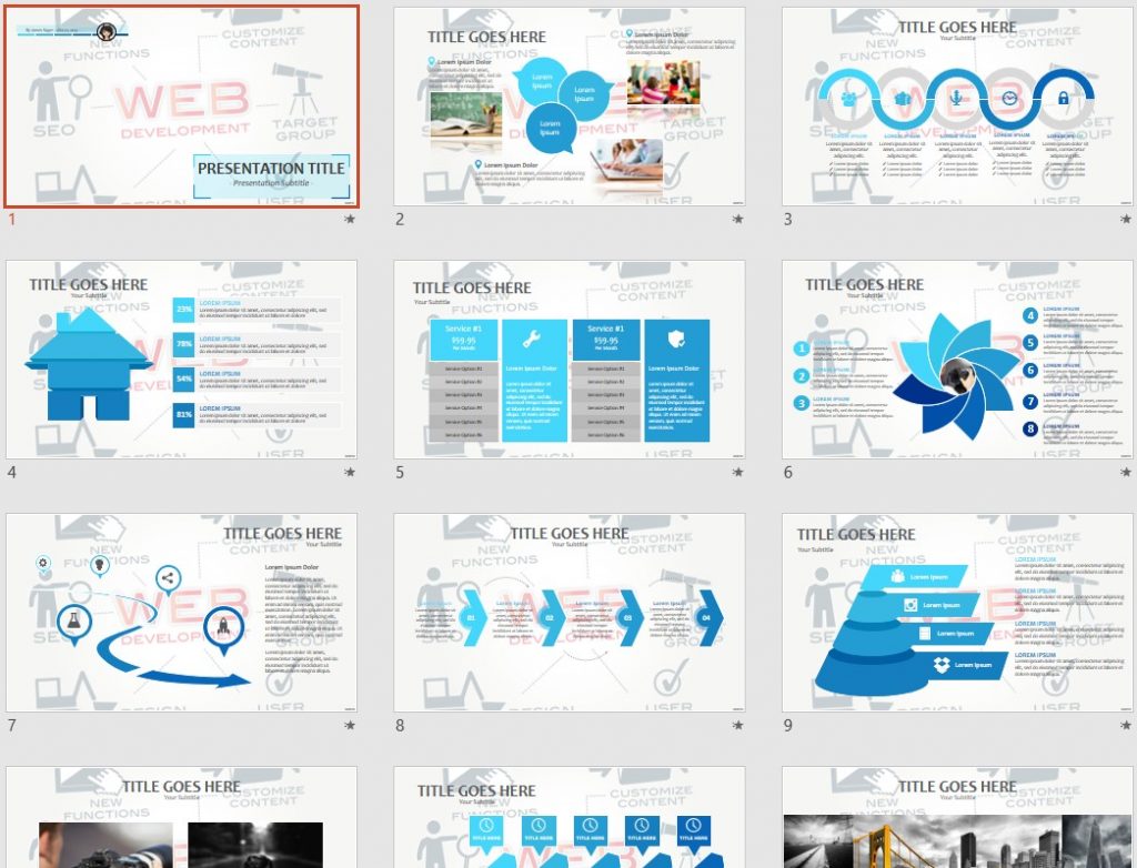 Free Web Development PPT #100660 | 14041 Free PowerPoint Templates ...