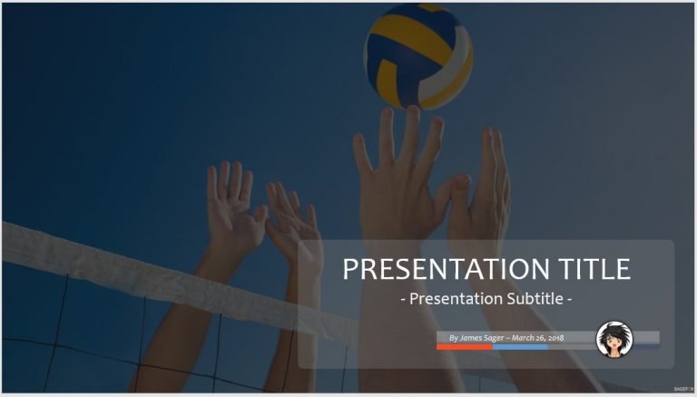 Volleyball Slides Template