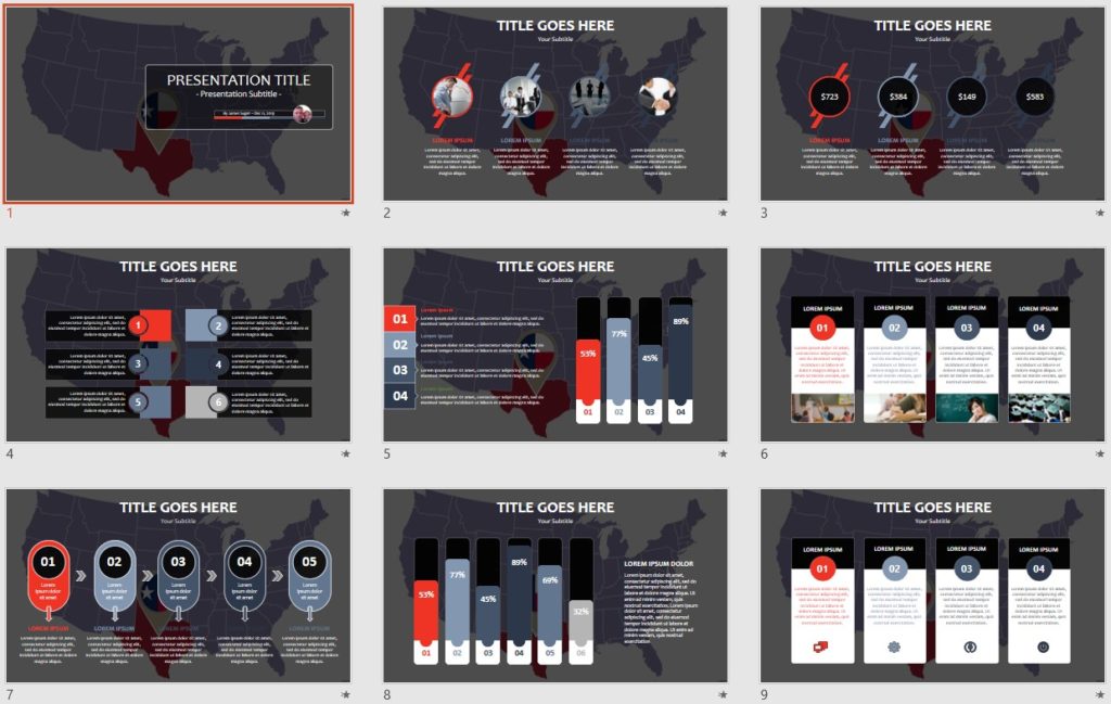 Texas PowerPoint 109853