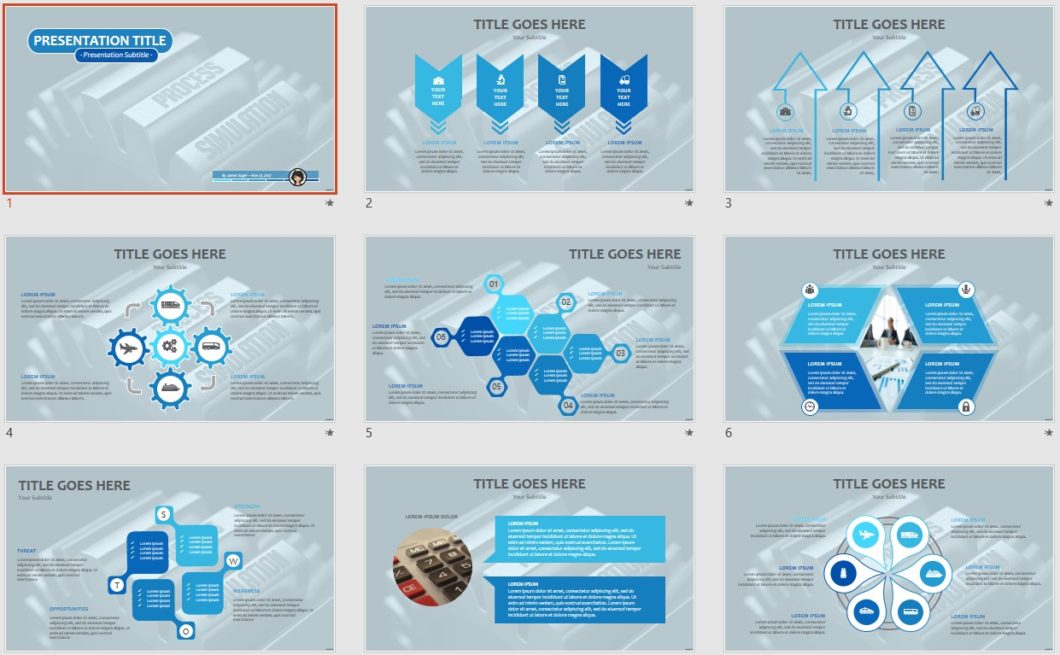 Process Simulation PowerPoint #111686