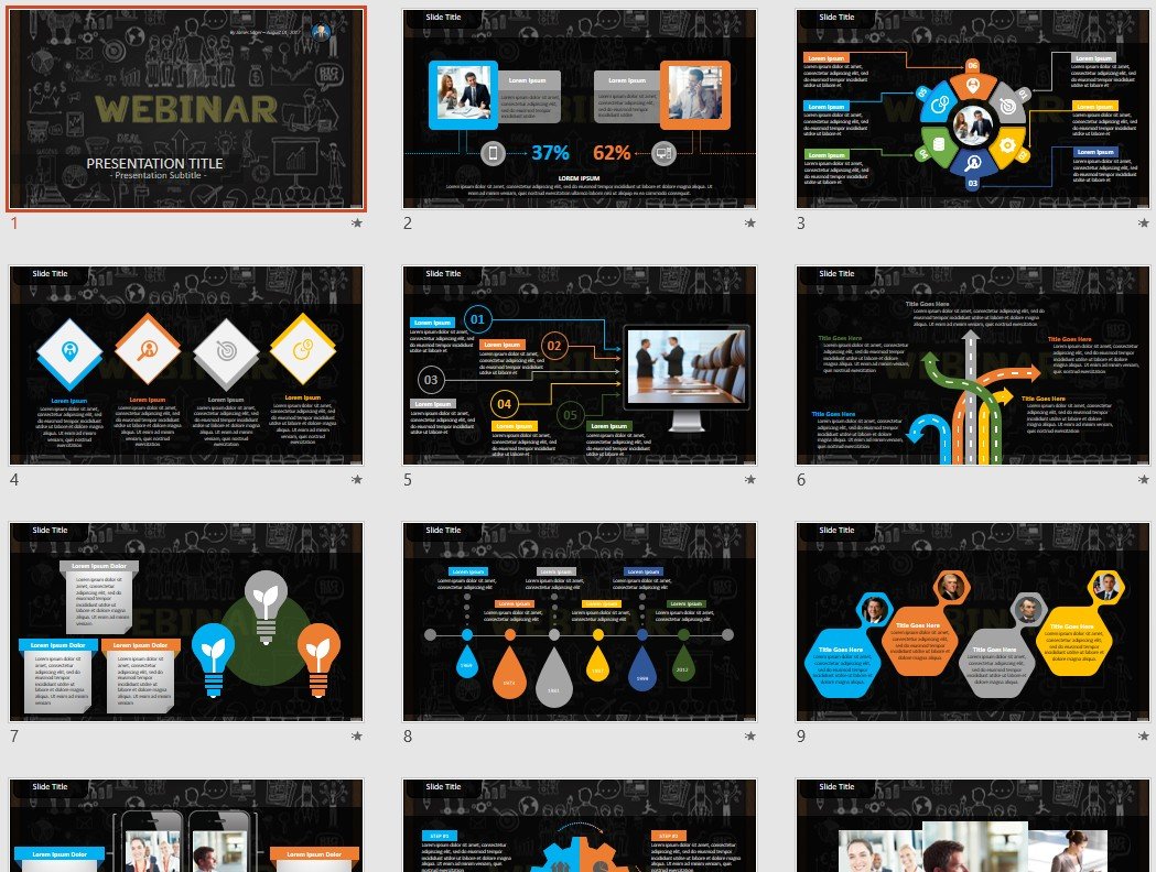 webinar powerpoint templates