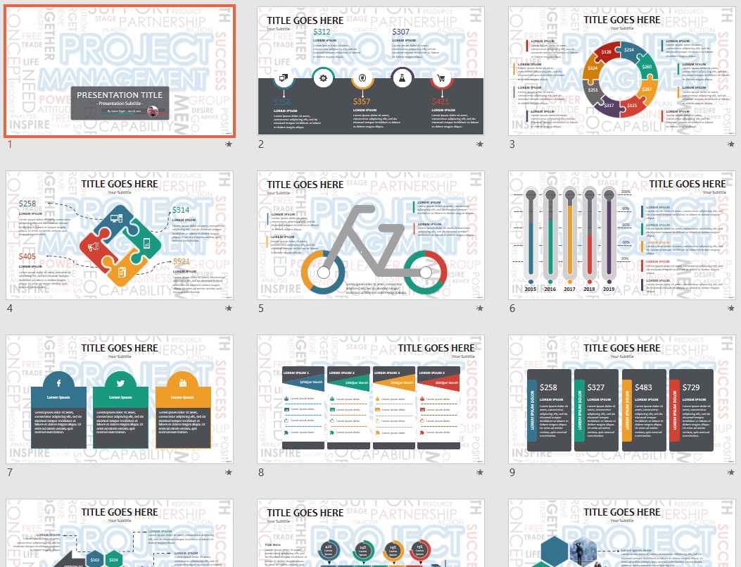 project management powerpoint templates free download