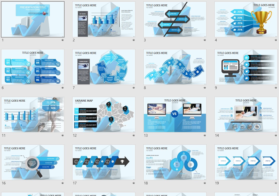 Business Graph PowerPoint 145108