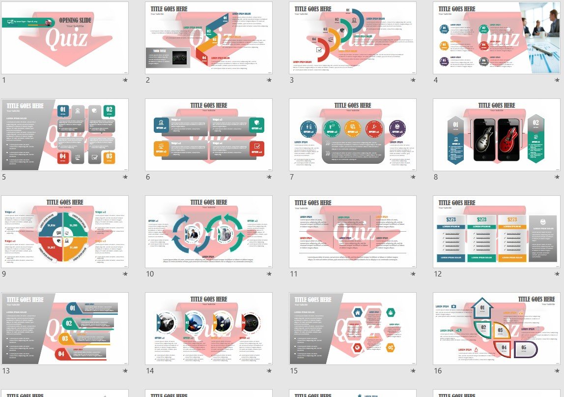 powerpoint quiz templates